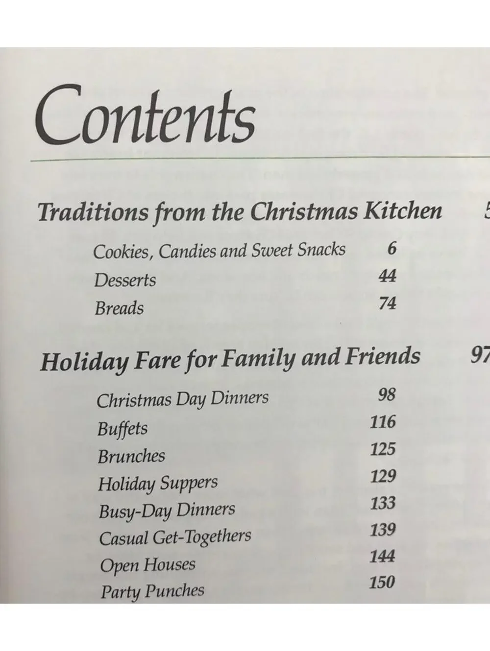 Vintage Betty Crocker's Christmas Cookbook, 1988 Hardcover